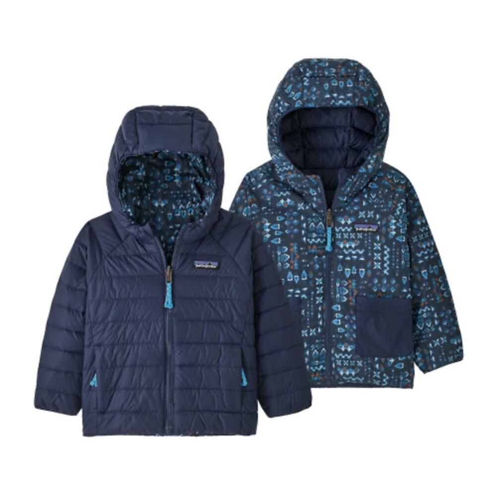 Patagonia Kid Toddler 4T Baby Reversible Down Sweater Hoody Coat Winter Outdoors